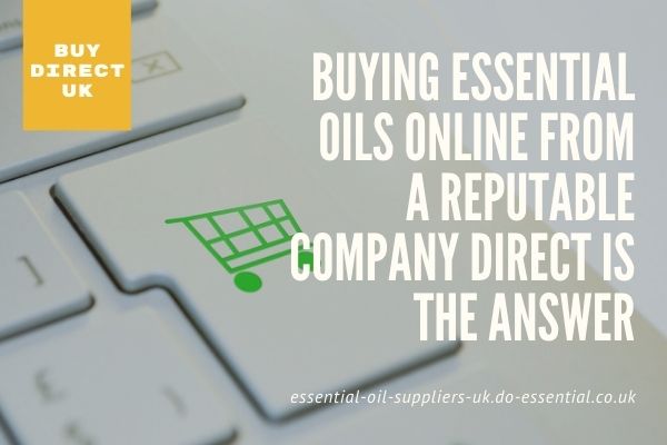 Buying essential oils online